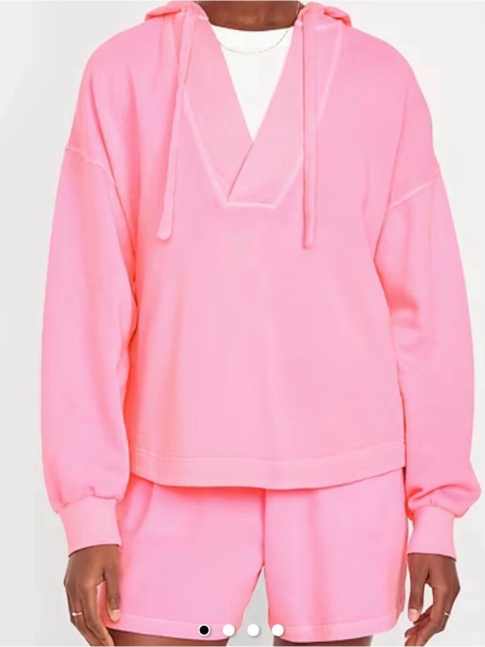 Old Navy Pink Terry Short Set